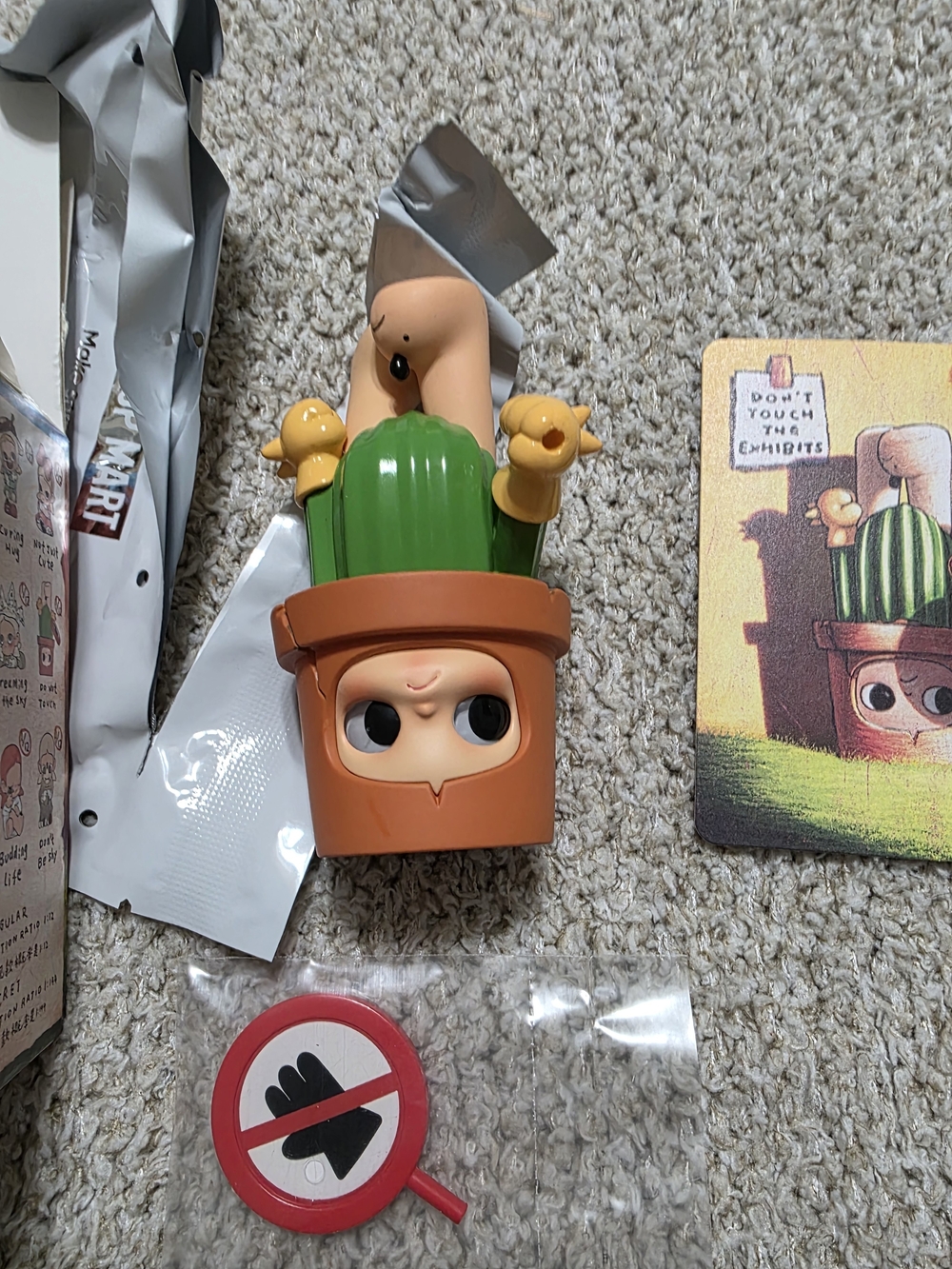Zsiga 'Let It Be' Green Cactus Figure Toy